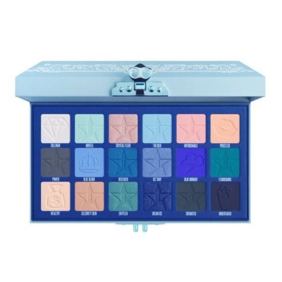 Jeffree Star Cosmetics Blue Blood Eyeshadow Palette - 18 x 1.5 g / 0.05 oz - Picture 1 of 10